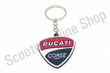 Брелок резиновый   "DUCATI CORSE"   (#KML)