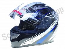 Шлем CAN V 158 BLACK / CRACK BL р-р L