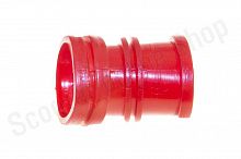 Патрубок воздушного фильтра Delta красный силикон  