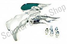 Зеркала SF-004  металл Хром комплект