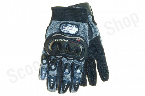 Мотоперчатки перчатки мото Перчатки Pro-Biker MCS-01 Grey, M фото фотография 