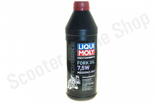 2719 Масло в вилку LiquiMoly Motorbike Fork Oil Medium/Light 7,5W синтетическое 1л фото фотография изображение картинка