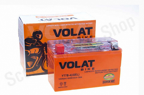 Аккумуляторная батарея 8Ah Volat YT7B-4 (iGEL)  150х95х65 Test L+ фото фотография изображение картинка