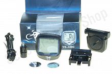 Велокомпьютер беспроводной с подсветкой  mod:YS-468С черный  "YS"