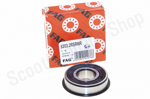 Подшипник 6203-2RSRNR 17х40х12 FAG фото фотография изображение картинка