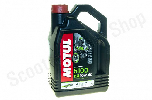 Масло моторное Motul 5100 10W40 4T 4L фото фотография изображение картинка