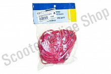 Сетка для крепления багажа красная 30х30см метал. крючки RSCN-001