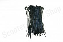 Хомут пластик 4*200мм черные упак. 100шт