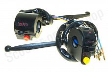 Блок переключения Alpha  черные комплект