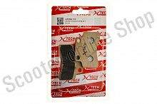 Колодки тормозные дисковые  #8 X-TECH (less-metallic) медь