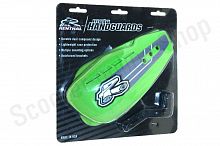 Защита рук двухкомпонентная + крепеж на руль RENTHAL HG-100 зеленая