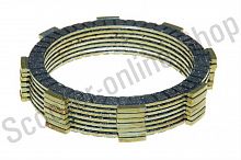 Диски сцепления 166FMM CB250 комплект 7шт SM-PARTS