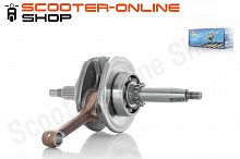 Коленвал  YX150 1P60FMJ (W150-2, WD150 эл.стартер)  p-13, L-215, ход 53, подшипники d-56