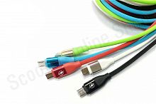 Кабель USB - lightning F99 (для Iphone5/6/7, длина 1 м)