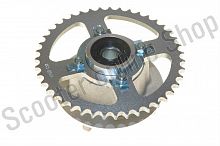 Звезда ведомая в сборе Zongshen ZS125J   (+ подшипник, втулка, сальник)   "KTO"