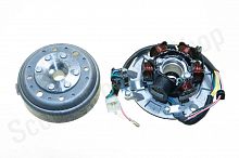 Генератор в сборе YX125-YX160 6 катушек  WW0560