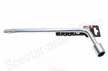 Баллонный ключ 21мм с длинной ручкой кованый 375мм