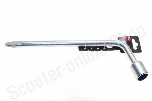 Баллонный ключ 21мм с длинной ручкой кованый 375мм