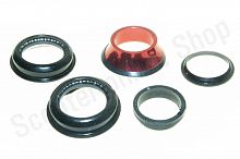 Подшипники рулевой колонки велосипеда   (удлиненные, красные)   "REKO"