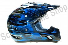 Мотошлем TX-12 №3 black/ blue (S)
