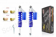 Амортизаторы задние  Alpha  Delta  L-345, газомаслянные, с подкачкой  "LIPAI"  (синие)