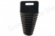 Заглушка глушителя большая черная d-62/33