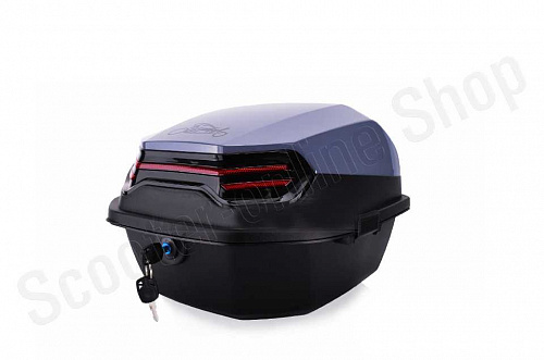 Кофр 48L 39х39х29см #ROBIK "LIPAI" (темно-серое глянцевый) фото фотография изображение картинка Кофр 48L 39х39х29см #ROBIK "LIPAI" (темно-серое глянцевый) фото фотография изображение картинка