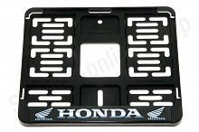 Рамка номера мото нового образца надпись "Honda" 