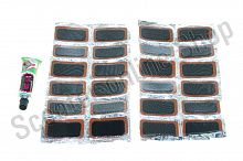 Ремкомплект камеры   30*50   (24 латки, клей)   "YAT"