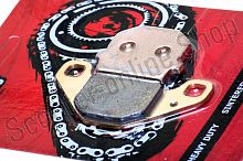 Колодки дискового тормоза (металлокерамика) ATV Stels 50, Stels110 DINLI задние FA083  SM-PARTS
