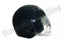 Шлем (открытый со стеклом) NT-200 Solid черный матовый  L