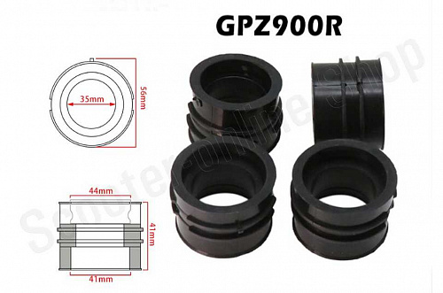 Патрубок карбюратора Kawasaki GPZ900R Ninja ZX900A 1990-1994 GPZ900R Ninja Anti Dive ZX900A 84-86 фото фотография изображение картинка