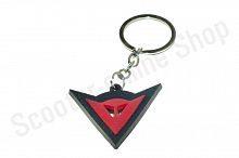 Брелок резиновый треугольный красный KML
