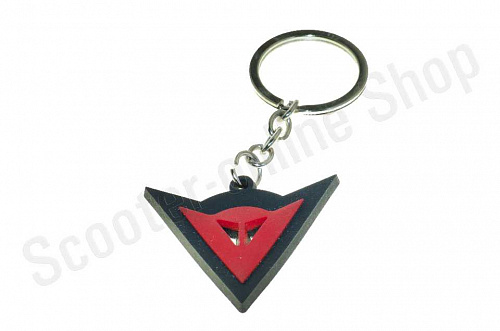 Брелок резиновый треугольный красный KML фото фотография изображение картинка