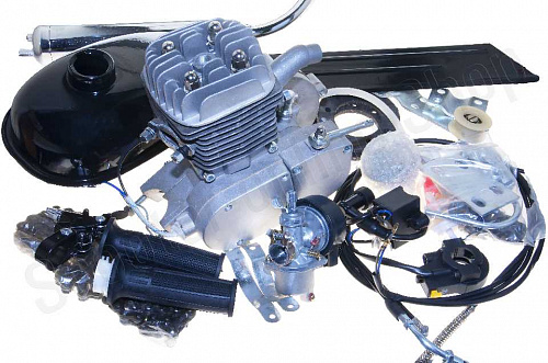 Веломотор F80 запуск с хода +  комплект для установки фото фотография изображение картинка