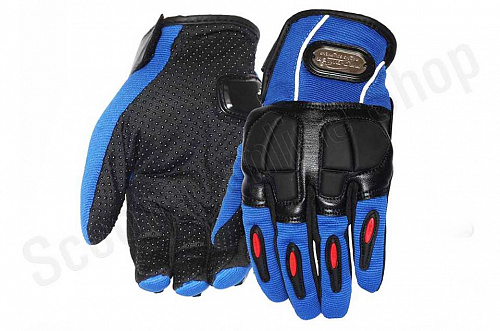 Мотоперчатки перчатки мото Перчатки Pro-Biker MCS-22 Blue, L фото фотография 