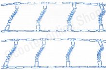 Цепи противоскольжения ATV  10" комплект 2шт