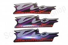 Наклейки (набор)   Honda DIO   (16х5см, 3шт)   (#1221)