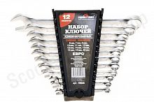 Набор ключей 12 предметов (6,7,8,10,11,12,13,14,15,16,18,22) ЕВРО холодный штамп CR-V Сервис 