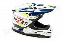 Шлем кроссовый HIZER J6803 (M) #7