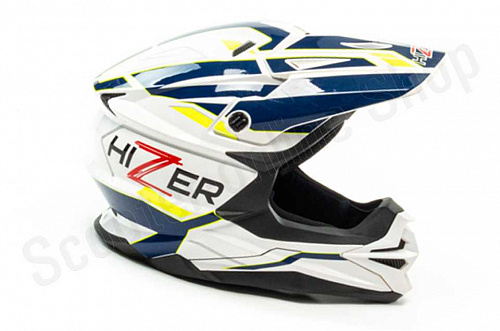 Шлем кроссовый HIZER J6803 (M) #7 фото фотография изображение картинка