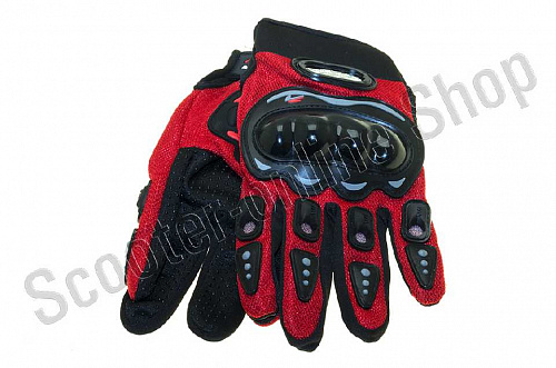 Мотоперчатки перчатки мото Перчатки "PRO-BIKER" mod:RQ-01, size:L, красные фото фотография 