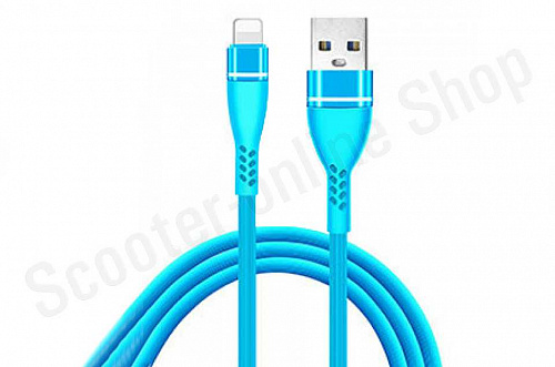 Кабель USB - lightning F143 (для Iphone5/6/7, длина 1 м)