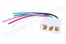 Разъем реле зарядки  GY6  6конт, папа "Lipai"