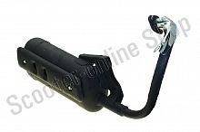Глушитель   Honda Dio AF18/27   (плоский)   "KOMATCU"