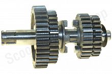 Вал КПП вторичный в сборе 153FMI (п/автомат); ACTIV, IROKEZ, GRYPHON ORION 125 CITY