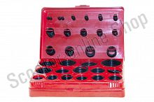 Кольца уплотнительные маслобензостойкие (комплект 404 шт, 7-53 мм)   "ZR"