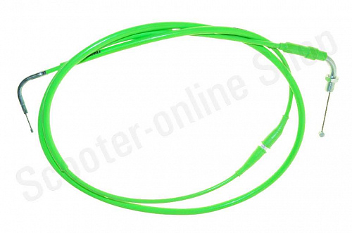 Трос газа тюнинг YMX-PE-Green, 180 см, скутер, зеленый, красный фото фотография изображение картинка