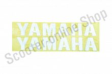 Наклейка   буквы   YAMAHA   (16х4см, 2шт, серебро)
