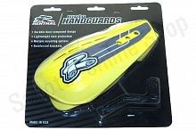 Защита рук двухкомпонентная + крепеж на руль RENTHAL HG-100 желтая